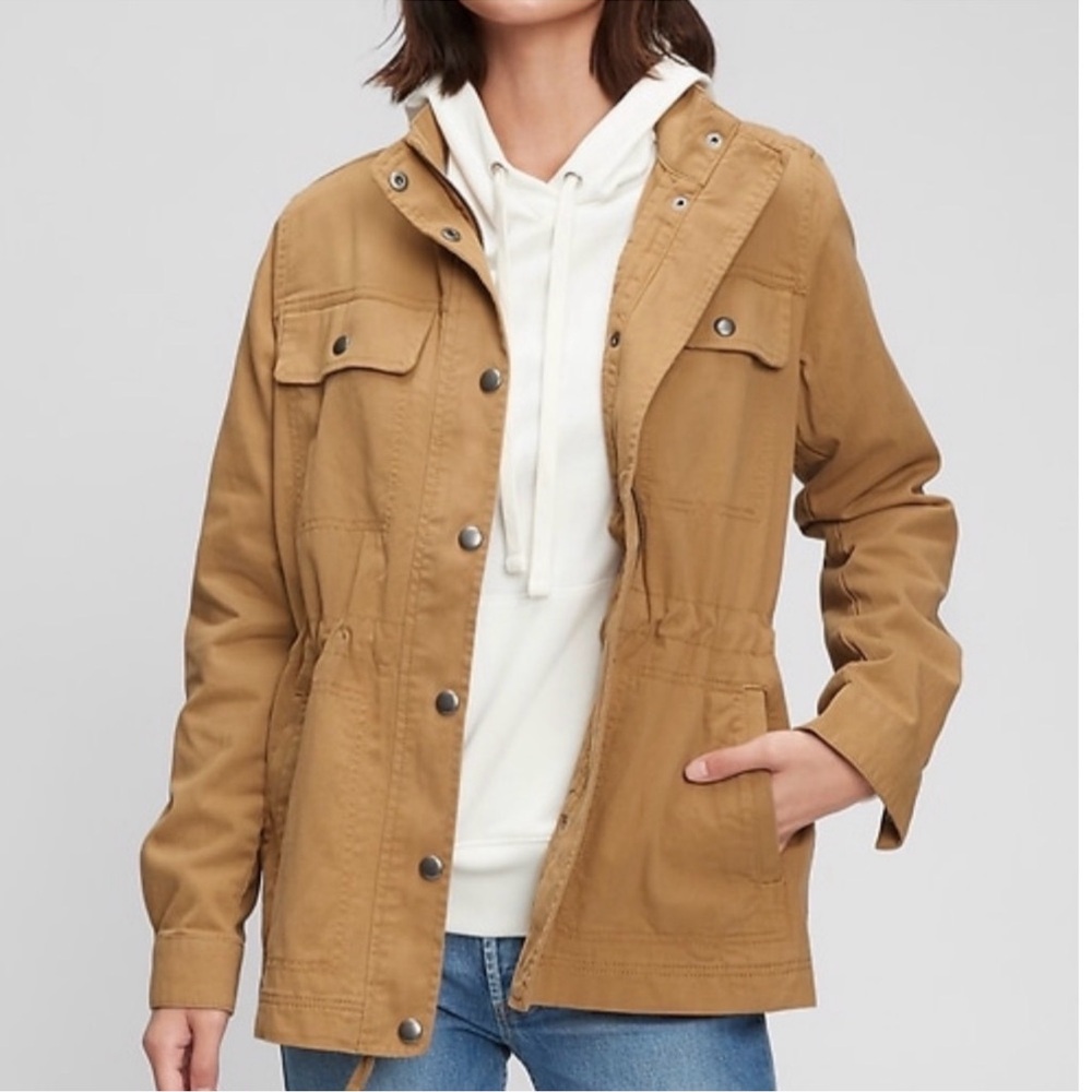 GAP Tan Utility Jacket for Women